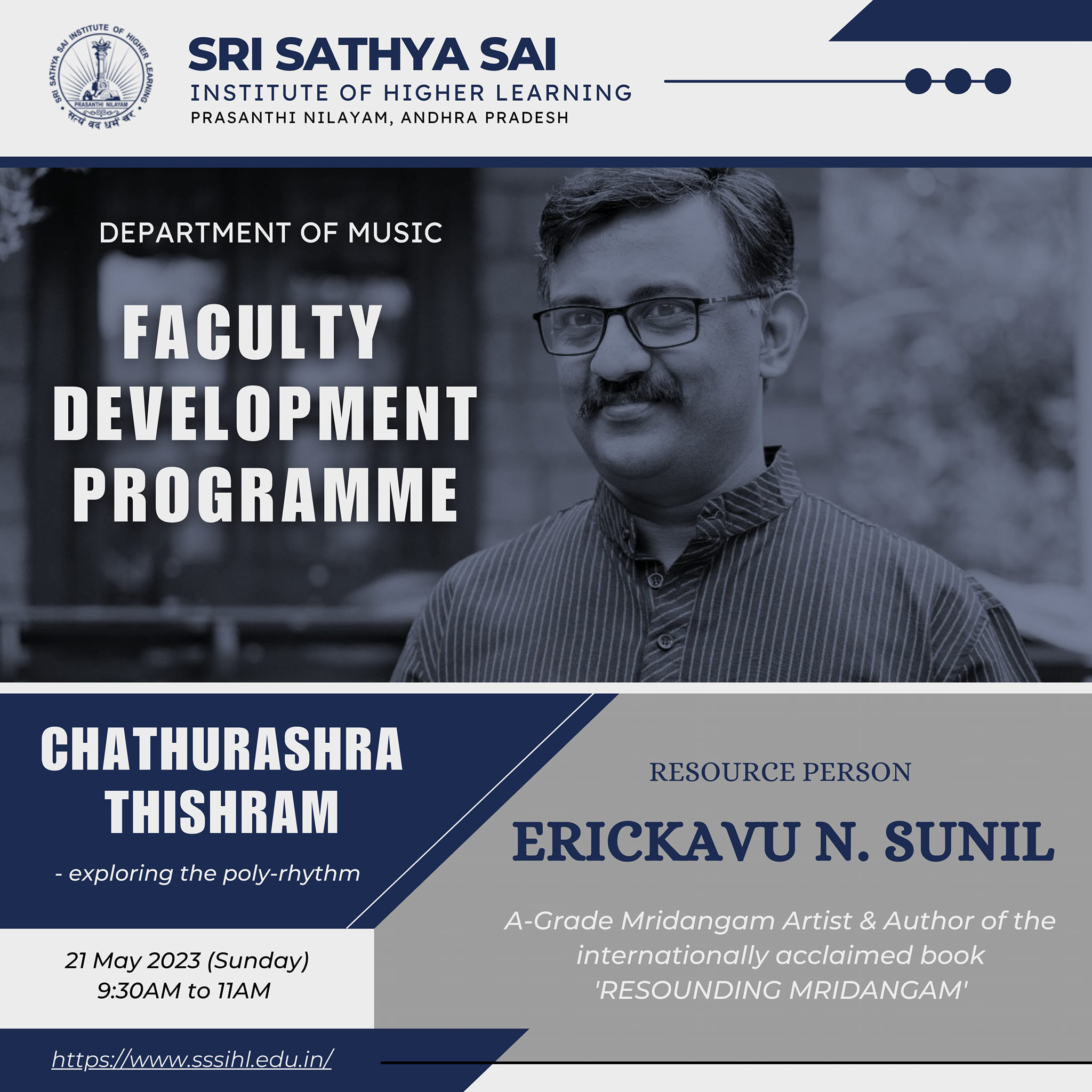 Seminars, workshops and faculty development